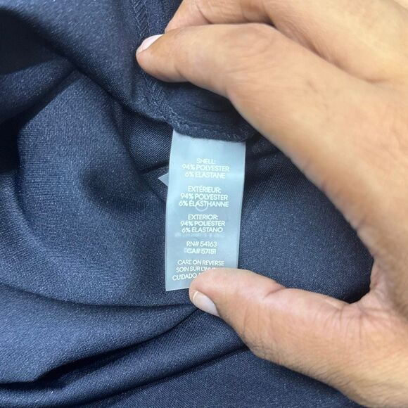 Tommy Hilfiger Plus Size Hardware-Sleeve Shift Dress - Sky Captain Size 22W - Picture 4 of 4